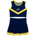 Augustana University Vikings AU Vive La Fete Game Day Blue Sleeveless Cheerleader Set