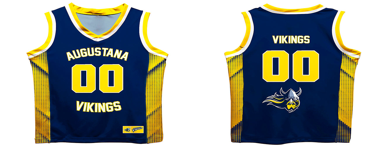Augustana University Vikings AU Vive La Fete Game Day Blue Boys Fashion Basketball Top - Vive La Fête - Online Apparel Store