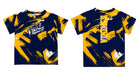 Augustana University Vikings AU Vive La Fete Boys Game Day Blue Short Sleeve Tee Paint Brush - Vive La Fête - Online Apparel Store