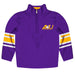 Ashland University AU Eagles Vive La Fete Game Day Purple Quarter Zip Pullover Stripes on Sleeves