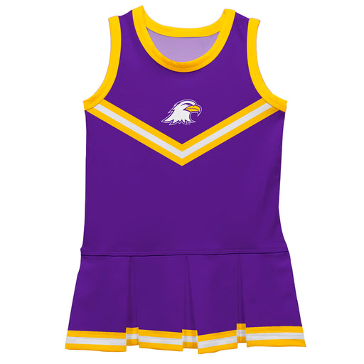 Ashland Eagles AU Vive La Fete Game Day Purple Sleeveless Cheerleader Dress