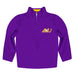 Ashland Eagles AU Vive La Fete Game Day Solid Purple Quarter Zip Pullover Sleeves