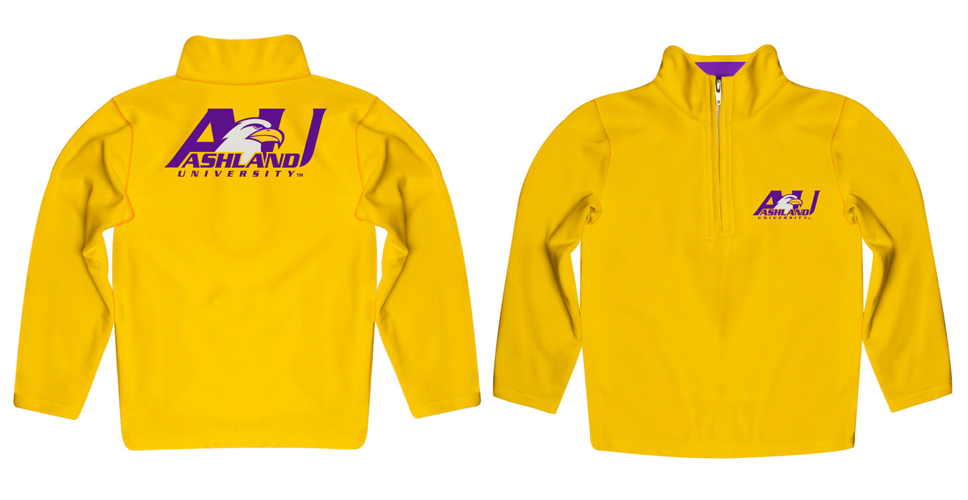Ashland Eagles AU Vive La Fete Game Day Solid Gold Quarter Zip Pullover Sleeves - Vive La Fête - Online Apparel Store