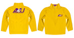 Ashland Eagles AU Vive La Fete Game Day Solid Gold Quarter Zip Pullover Sleeves - Vive La Fête - Online Apparel Store