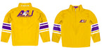 Ashland Eagles AU Vive La Fete Game Day Gold Quarter Zip Pullover Stripes on Sleeves - Vive La Fête - Online Apparel Store