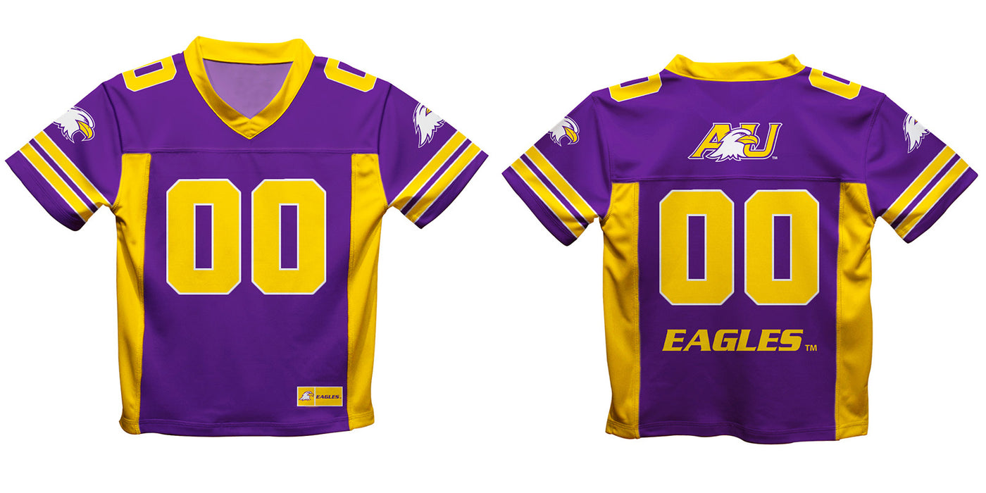 Ashland University AU Eagles Vive La Fete Game Day Purple Boys Fashion Football T-Shirt - Vive La Fête - Online Apparel Store