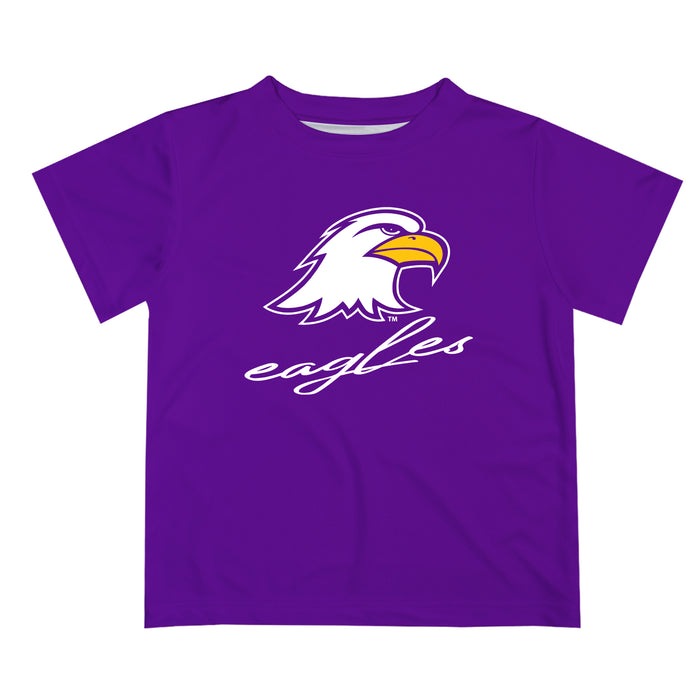 Ashland University AU Eagles Vive La Fete Script White Short Sleeve Tee Shirt - Vive La Fête - Online Apparel Store