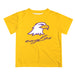 Ashland University AU Eagles Vive La Fete Script V1 Gold Short Sleeve Tee Shirt