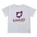 Ashland University AU Eagles Vive La Fete State Map White Short Sleeve Tee Shirt