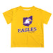 Ashland University AU Eagles Vive La Fete State Map Gold Short Sleeve Tee Shirt