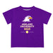 Ashland University AU Eagles Vive La Fete Soccer V1 Purple Short Sleeve Tee Shirt