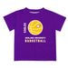 Ashland University AU Eagles Vive La Fete Basketball V1 Purple Short Sleeve Tee Shirt