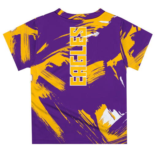 Ashland University AU Eagles Vive La Fete Boys Game Day Purple Short Sleeve Tee Paint Brush - Vive La Fête - Online Apparel Store