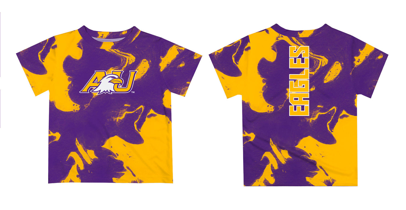 Ashland University AU Eagles Vive La Fete Marble Boys Game Day Purple Short Sleeve Tee - Vive La Fête - Online Apparel Store