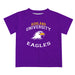 Ashland University AU Eagles Vive La Fete Boys Game Day V1 Purple Short Sleeve Tee Shirt