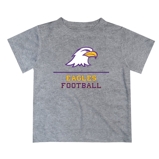 Ashland Eagles AU Vive La Fete Football V1 Heather Gray Short Sleeve Tee Shirt