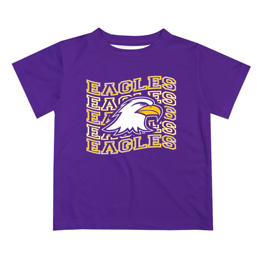 Ashland Eagles AU Vive La Fete  Purple Art V1 Short Sleeve Tee Shirt