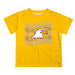 Ashland Eagles AU Vive La Fete Gold Art V1 Short Sleeve Tee Shirt