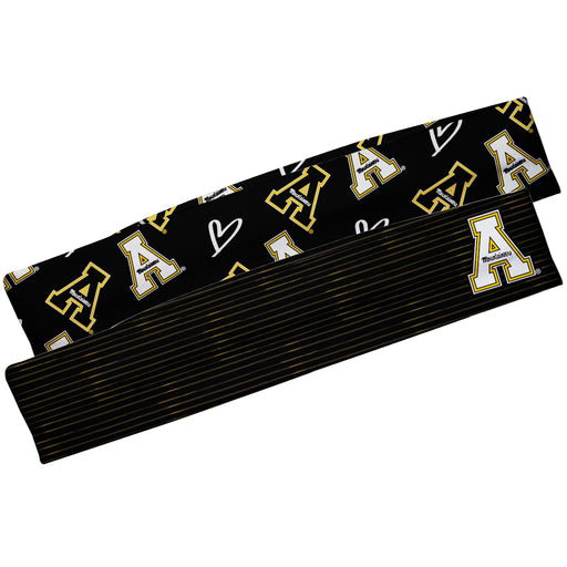 Appalachian State Mountaineers Black Headband Set - Vive La Fête - Online Apparel Store