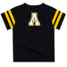 Appalachian State Mountaineers Black Tee Shirt Short Sleeve - Vive La Fête - Online Apparel Store