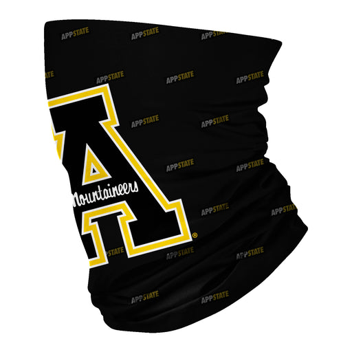Appalachian State Mountaineers Neck Gaiter Black All Over Logo - Vive La Fête - Online Apparel Store