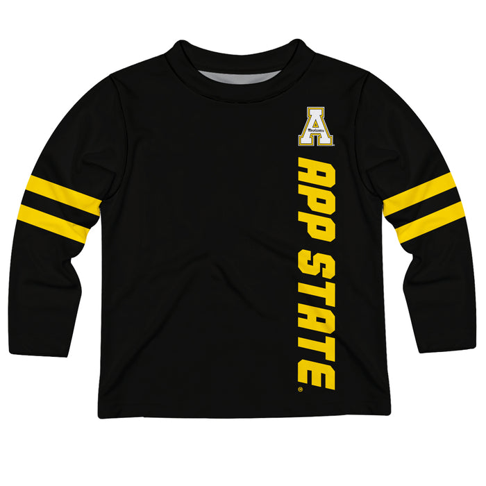 Appalachian State Mountaineers Black Tee Shirt Long Sleeve - Vive La Fête - Online Apparel Store