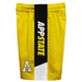 App State Mountaineers Vive La Fete Game Day Gold Stripes Boys Solid Black Athletic Mesh Short - Vive La Fête - Online Apparel Store