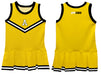 Appalachian State Mountaineers Vive La Fete Game Day Gold Sleeveless Cheerleader Dress - Vive La Fête - Online Apparel Store