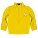 App State Mountaineers Vive La Fete Game Day Solid Gold Quarter Zip Pullover Sleeves