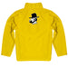 App State Mountaineers Vive La Fete Game Day Solid Gold Quarter Zip Pullover Sleeves - Vive La Fête - Online Apparel Store