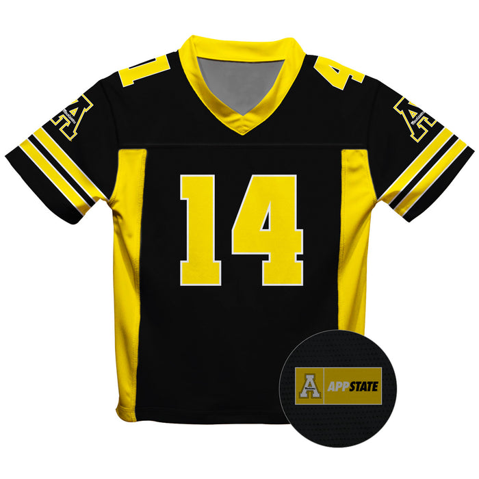 App State Mountaineers Vive La Fete Game Day Black Boys Fashion Football T-Shirt - Vive La Fête - Online Apparel Store