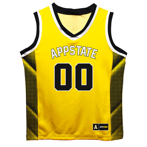 Appalachian State Mountaineers Vive La Fete Game Day Gold Boys Fashion Basketball Top