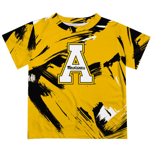 Belmont University Bruins Vive La Fete Boys Game Day Blue Short Sleeve Tee Paint Brush