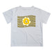 App State Mountaineers Vive La Fete White Art V1 Short Sleeve Tee Shirt