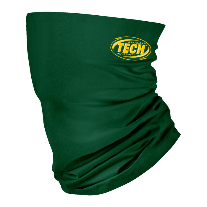 Arkansas Tech Jerry The Bulldog ATU Neck Gaiter Solid Green - Vive La Fête - Online Apparel Store