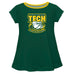 Arkansas Tech Jerry the Bulldog Green Short Sleeve Laurie Top ATU - Vive La Fête - Online Apparel Store