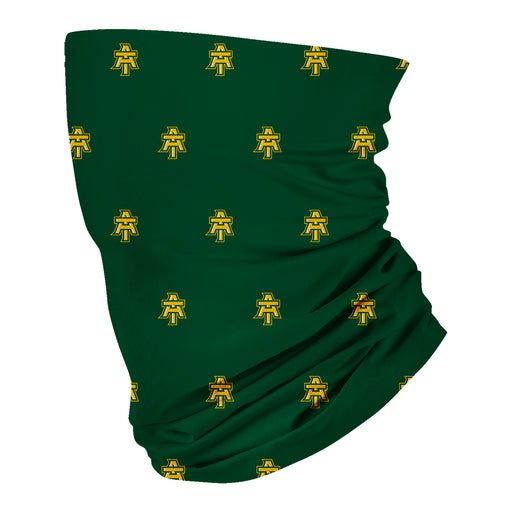 Arkansas Tech Jerry the Bulldog ATU All Over Logo Game Day  Collegiate Face Cover Soft 4-Way Stretch Two Ply Neck Gaiter - Vive La Fête - Online Apparel Store