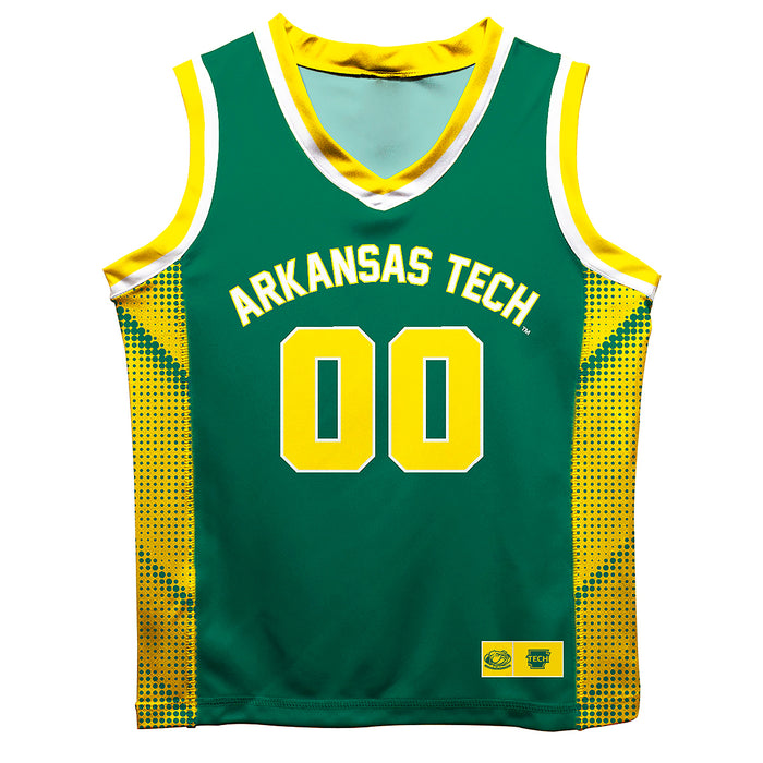 Arkansas Tech Jerry the Bulldog ATU Vive La Fete Game Day Green Boys Fashion Basketball Top