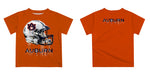 Auburn University Tigers Original Dripping Football Helmet Orange T-Shirt by Vive La Fete - Vive La Fête - Online Apparel Store