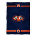 Auburn Tigers Vive La Fete Game Day Soft Premium Fleece Blue Throw Blanket 40 x 58" Logo and Stripes" - Vive La Fête - Online Apparel Store