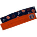 Auburn Tigers Vive La Fete Girls Women Game Day Set of 2 Stretch Headbands Repeat Logo Blue and Logo Orange