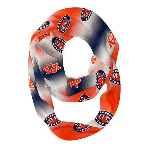 Auburn Tigers Navy and Orange Degrade Infinity Scarf