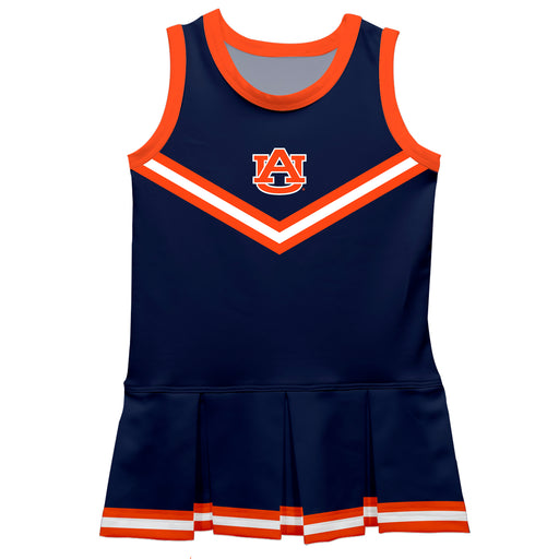 Auburn University Tigers Vive La Fete Game Day Blue Sleeveless Cheerleader Dress