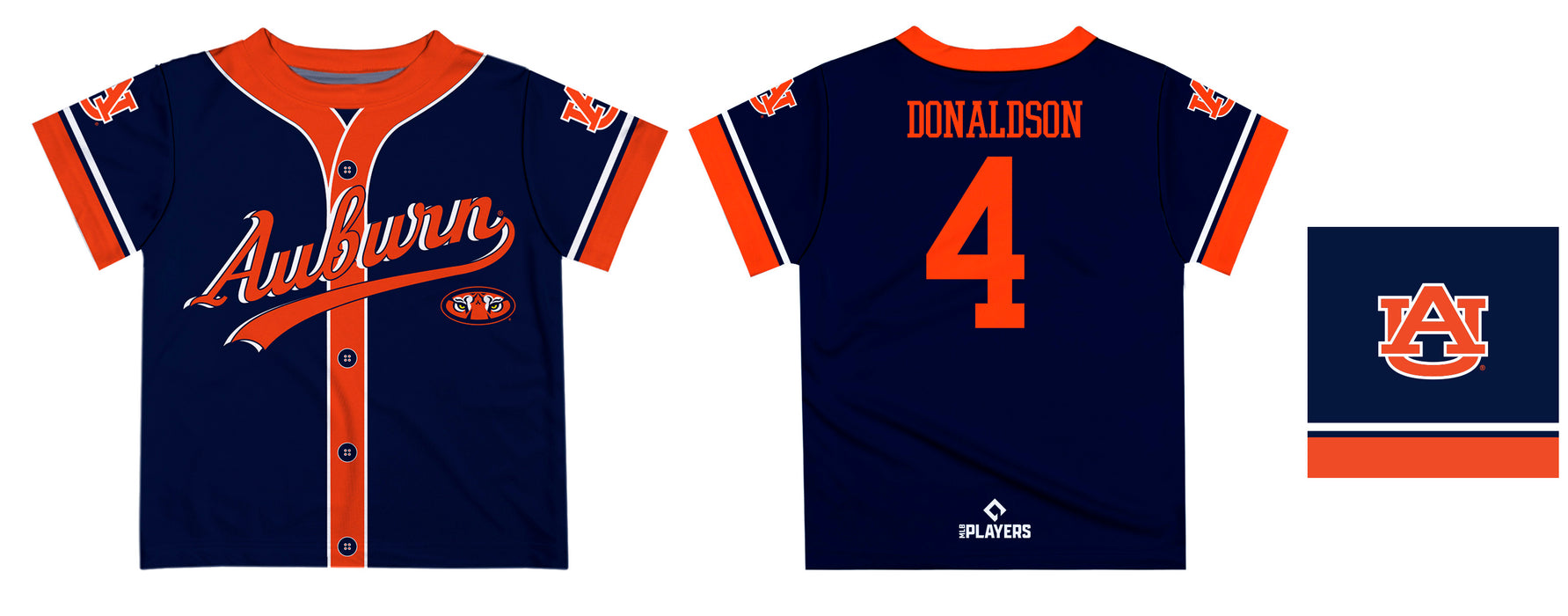 MLB Players Association Josh Donaldson Auburn University Tigers MLBPA Officially Licensed by Vive La Fete T-Shirt - Vive La Fête - Online Apparel Store