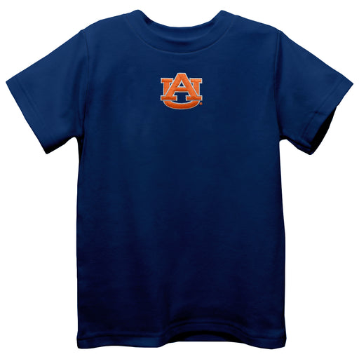 Auburn Tigers Embroidered Navy Short Sleeve Boys Tee Shirt