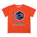 Auburn University Tigers Vive La Fete Basketball V1 Orange Short Sleeve Tee Shirt