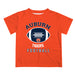 Auburn University Tigers Vive La Fete Football V2 Orange Short Sleeve Tee Shirt