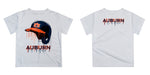 Auburn Tigers Original Dripping Baseball Helmet Orange T-Shirt by Vive La Fete - Vive La Fête - Online Apparel Store