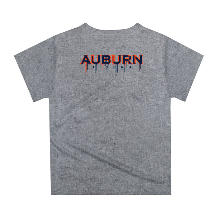 Auburn Tigers Original Dripping Baseball Helmet Orange T-Shirt by Vive La Fete - Vive La Fête - Online Apparel Store