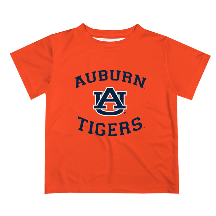 Auburn University Tigers Vive La Fete Boys Game Day V1 Orange Short Sleeve Tee Shirt